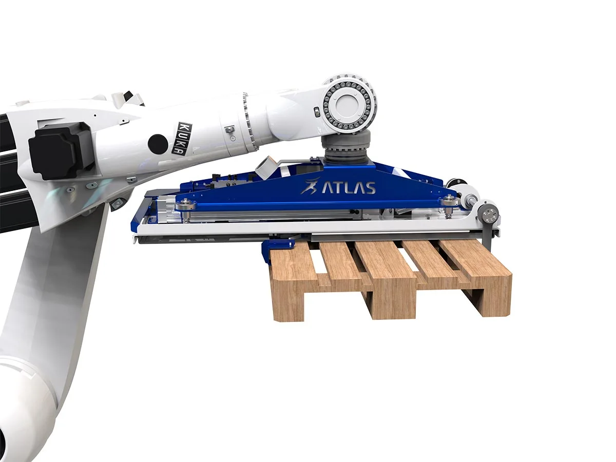 Clasificador de palets de Atlas Robots